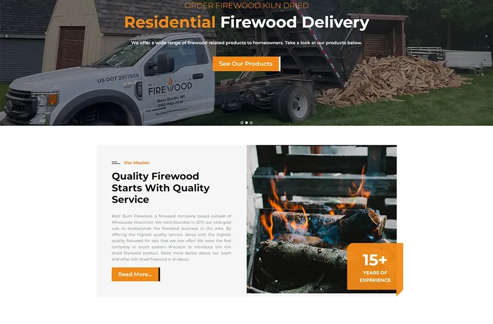 Best Burn Firewood, a firewood company based in Waukesha, Wisconsin, was founded in the end of 2016 by Tyler and Brady.
